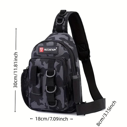 Multi Functional Bait Fishing Bag, Fishing Gear Backpack Made of Nylon Material Suitable for Camping and Fishing Use