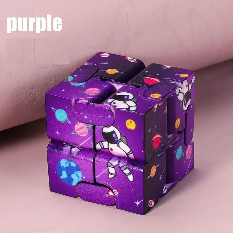 Infinity Cube Flip Fidget Toy for Stress & Focus Relief