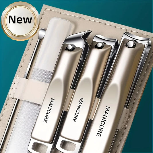 Ouriner Stainless Steel Manicure & Pedicure Kit with Storage Case