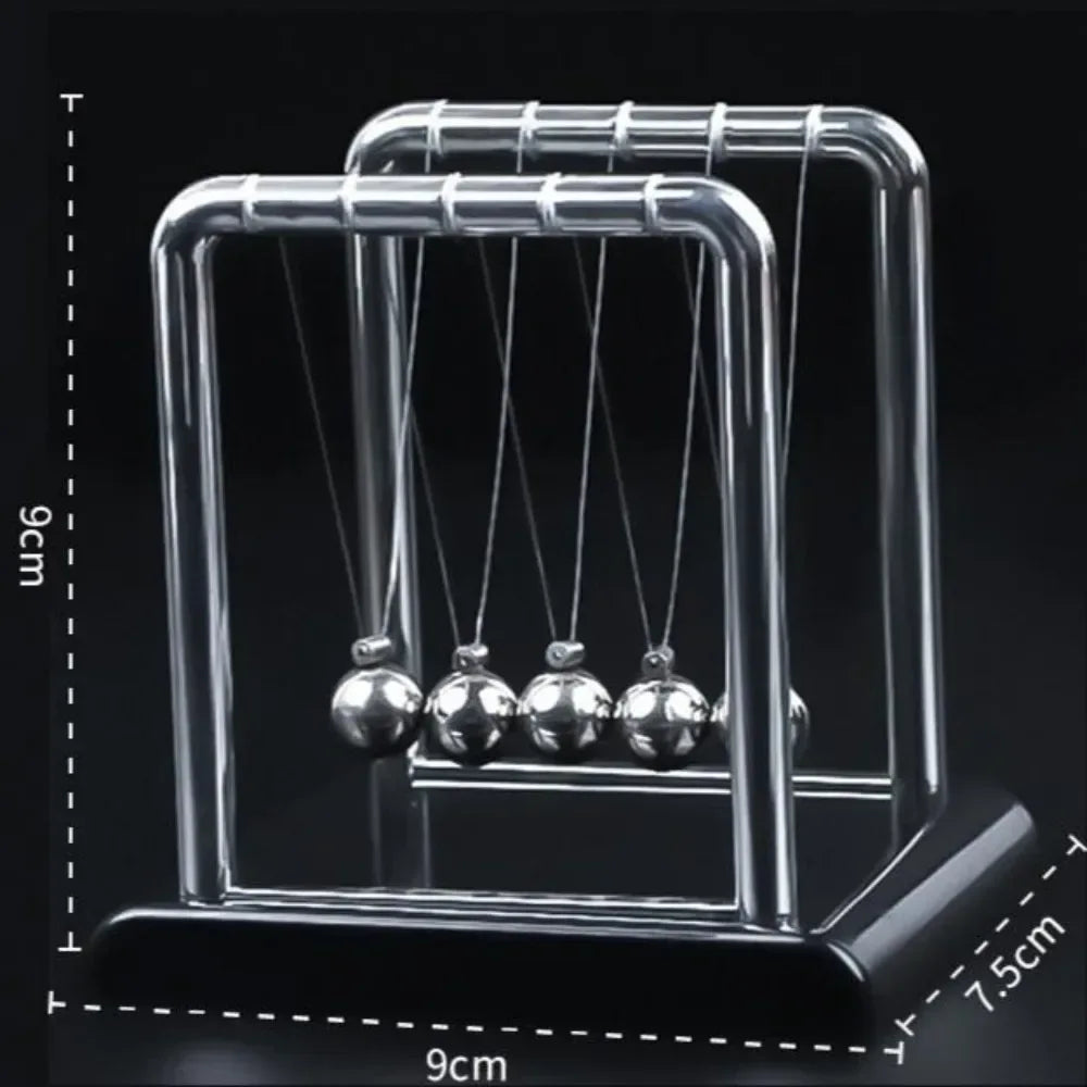 Newton's Cradle Balance Steel Ball Teaching Supplies Physics Science Pendulum Desktop Toys Stress Relief Gifts Home Decoration - Urbizia