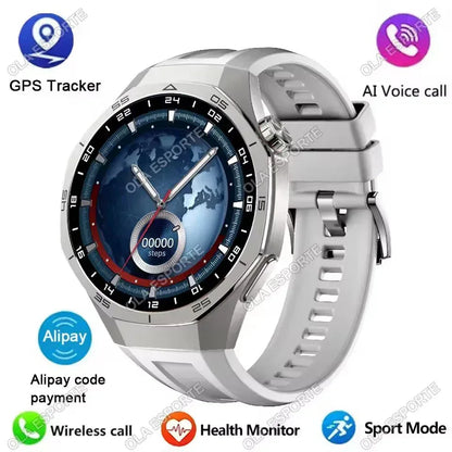 New Watch 5 Smart Watch 5 Pro Men HD AMOLED Screen GPS Heart rate Bluetooth Call IP68 Waterproof Man Smartwatch Holiday Gifts - Urbizia