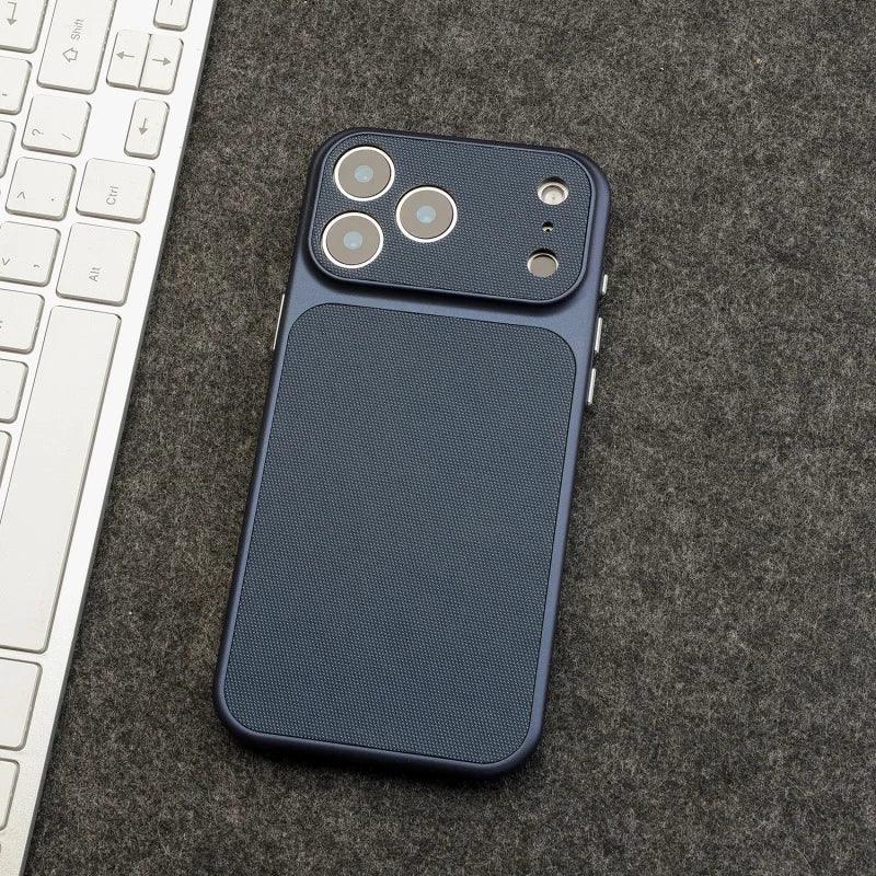 Vintage Woven Leather Textured Case for iPhone