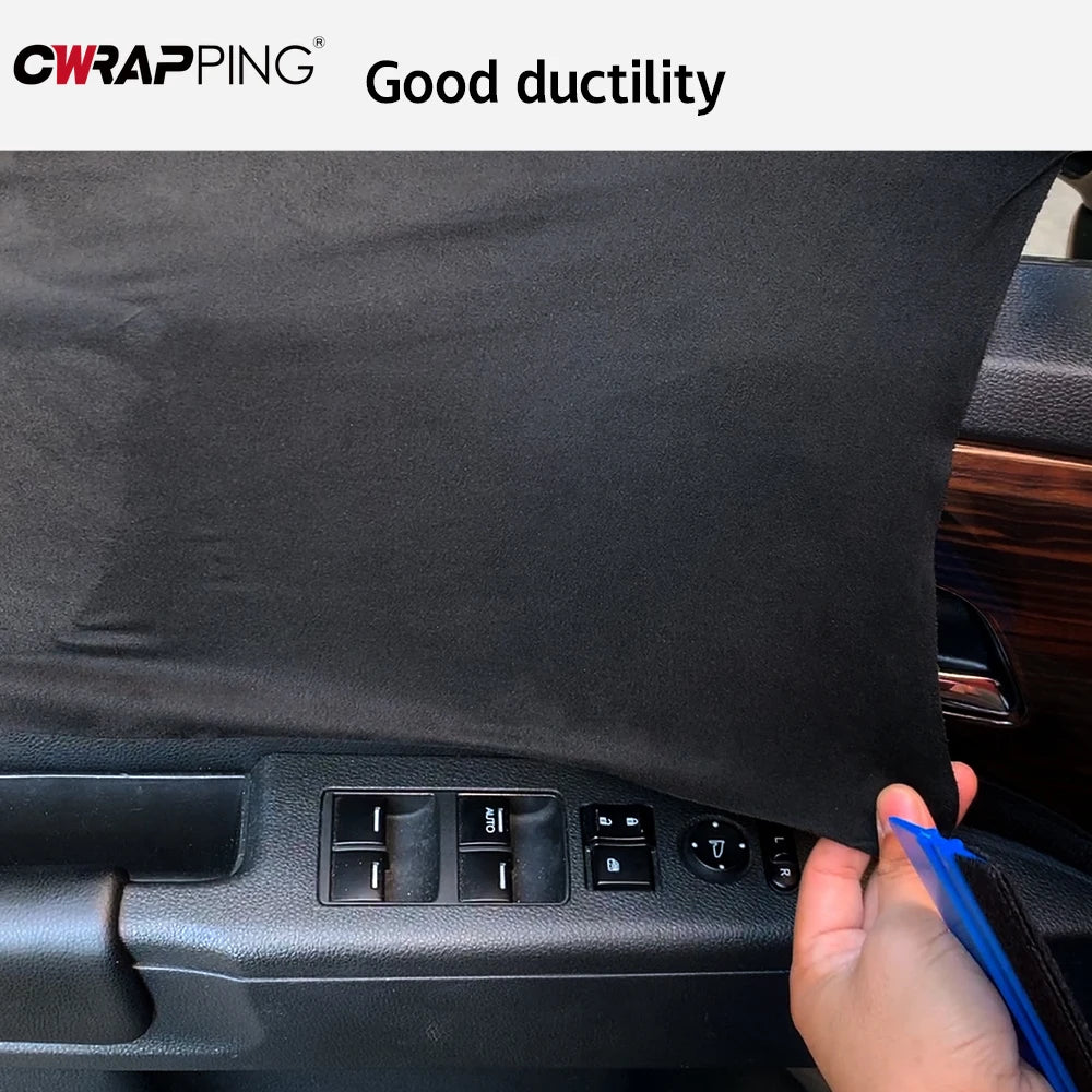 Self Adhesive Suede Fabric Faux Suede PU Leather for Jewelry Box Craft Decor Self-adhesive Film for Car Interior Styling Decal