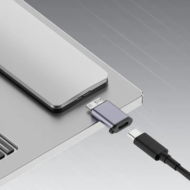 USB 3.0 Micro B to Type-C OTG Adapter High Speed