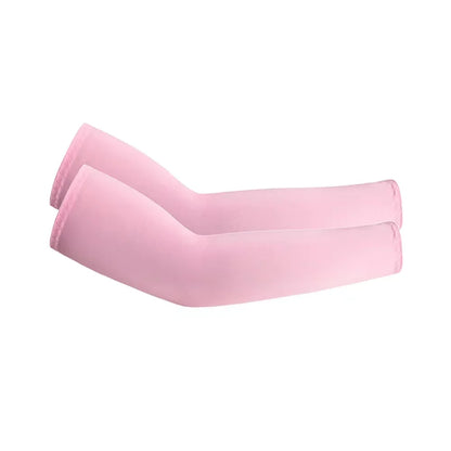 2Pcs Unisex Cooling Arm Sleeves Cover Sports Running UV Sun Protection Outdoor Men Fishing Cycling Quick Dry Arm Warmer