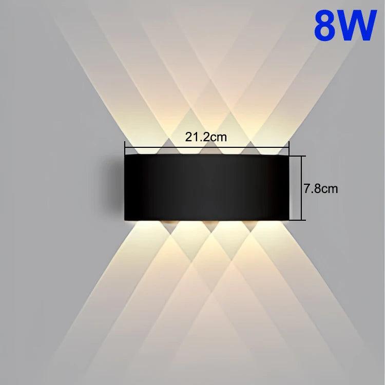 Up and Down LED Wall Lamp – Indoor & Outdoor, Waterproof
