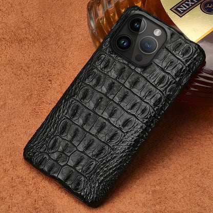 iPhone Genuine Crocodile Leather Case