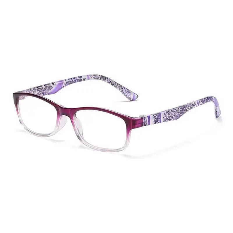 New Women Reading Glasses Vintage Printing Eyeglasses Frame Optical Computer Presbyopia Eyewear +1.0 +1.5 +2.0 +2.5