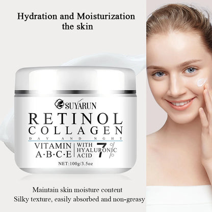 Rich in vitamin E, shea butter, wrinkle, anti-aging, exfoliating tender skin, suitable for men and women