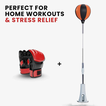 New Premium Punching Bag, Cobra Bag for Boxing Agility Training Home Fitness Equipment Thickened Rod Reflex Bag Family Best Gift