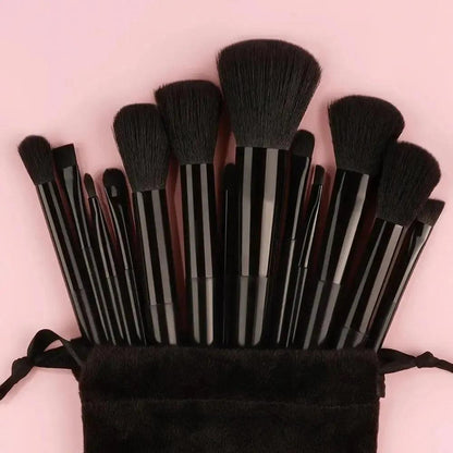 Professional 13–16Pcs Makeup Brush Set with Bag