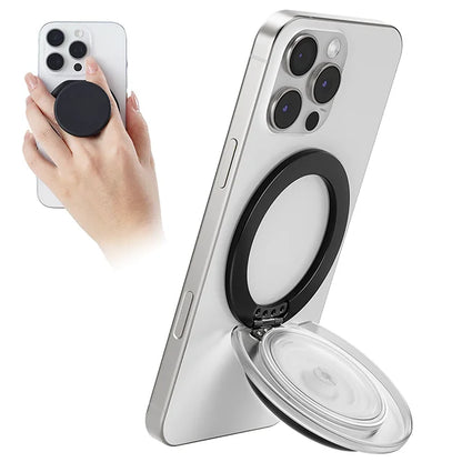 Grippopso NEW Magnetic Phone Grip for MagSafe 360° Rotate Phone Ring Holder And Kickstand For Samsung For iPhone 16/15/14/13/12