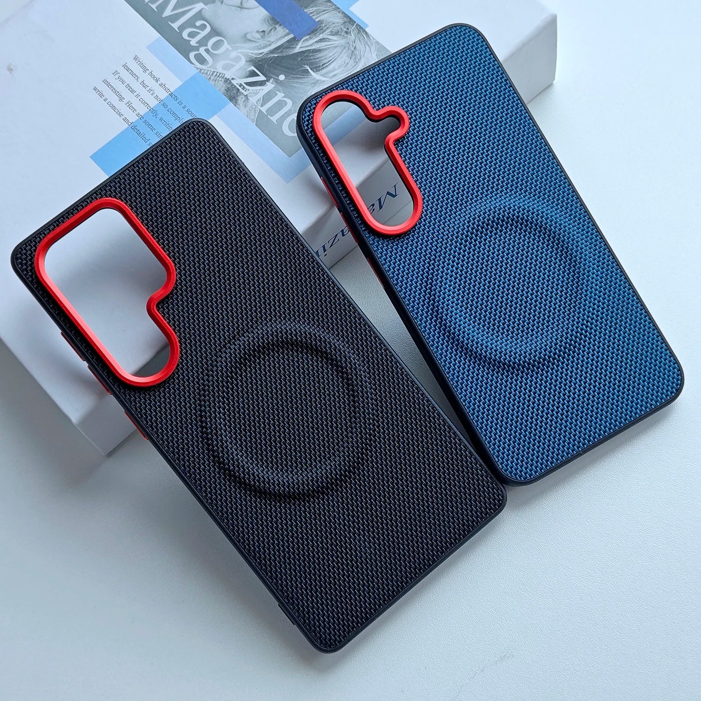 High End Business Magnetic Leather Phone Case for Samsung Galaxy S26 Ultra S26 Plus S25 Plus Edge for Wireless Charging Case