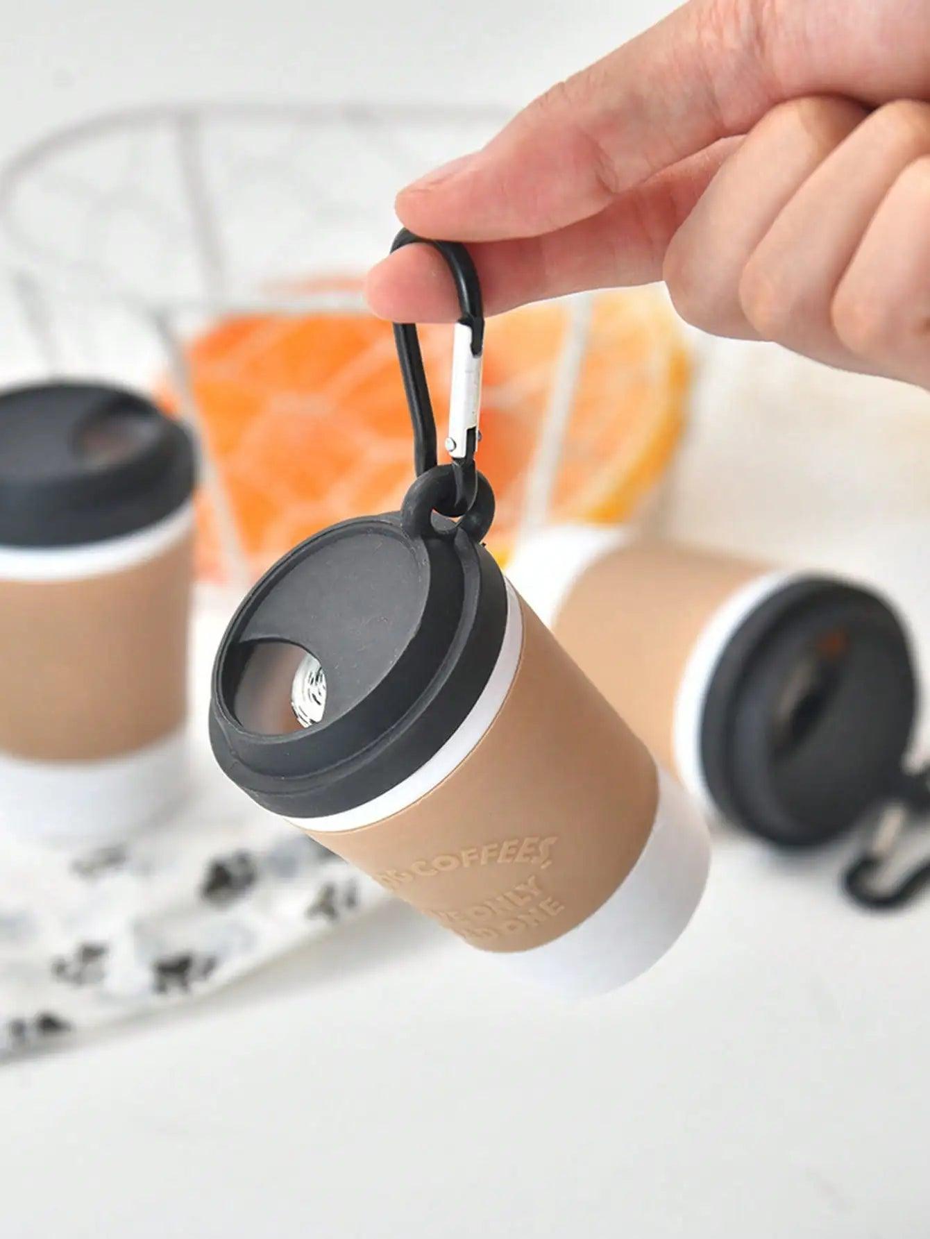 Coffee Cup Pet Waste Bag Dispenser, Portable Outdoor Dog Walking Poop Bag Holder