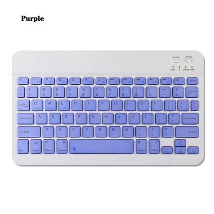 10 lnch Wireless  Bluetooth Mini Keyboard For iPad Phone Tablet Portable Bluetooth Keyboard and Mouse For Samsung Xiaomi Android