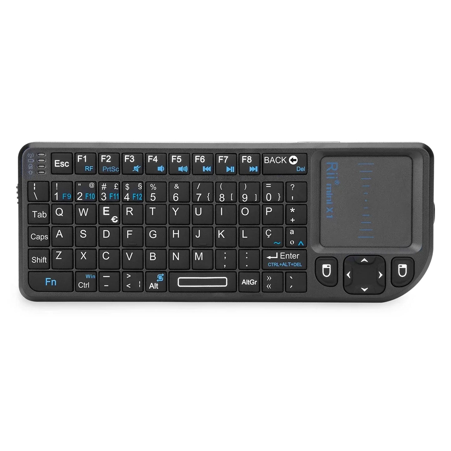 Original Rii X1 2.4GHz Mini Wireless Keyboard English/RU/ES/FR Keyboards with TouchPad for Android TV Box/PC/Laptop