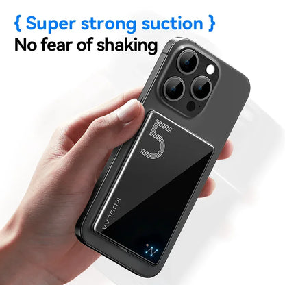 KUULAA 5000mAh Magnetic 20W Wireless Power Bank