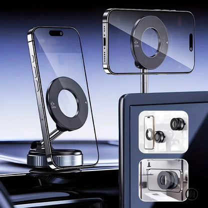 Strong Magnetic Car Phone Holder – 360° Adjustable Foldable Mount - Urbizia