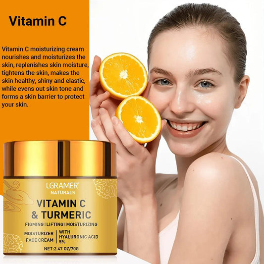 Turmeric Vitamin C Face Cream for Bright & Firm Skin