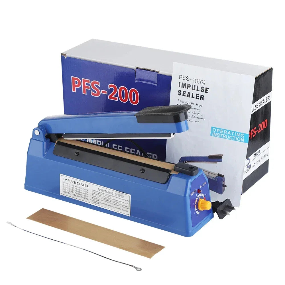 Manual Heat Seal Machine 100/200mm Bag Sealer