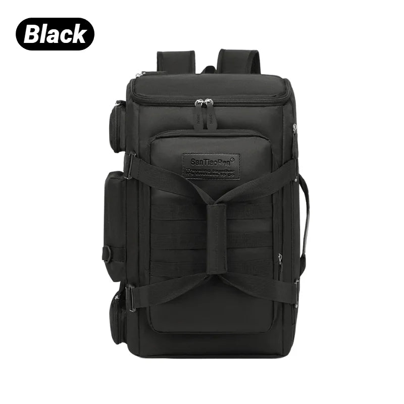 Large Capacity Fitness Bag, Travel Backpack, Dry Wet Separation Shoulder Outdoor Sports, Fishing, Yoga Training Bag Capacity Gym