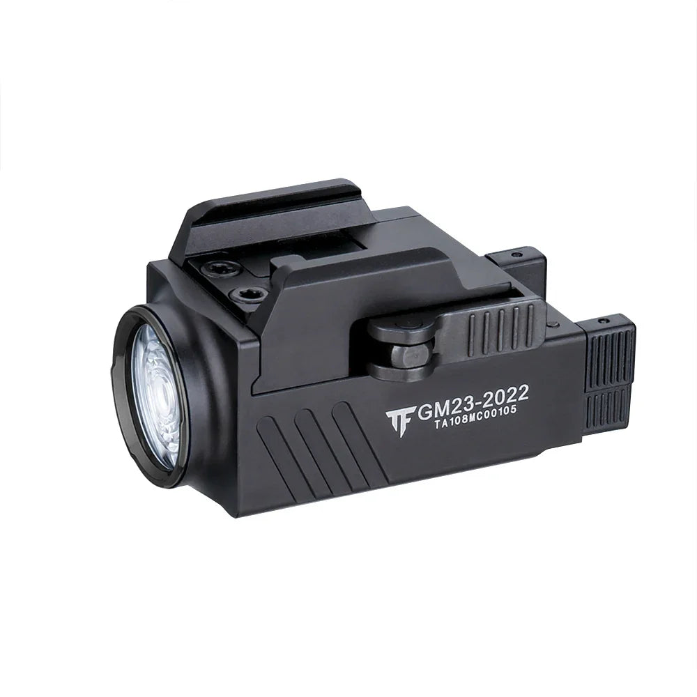 Trustfire GM23 Tactical LED Flashlights Mini Pistol Lights 800 Lumens USB Rechargeable Quick Release Handgun 1913/GL Rail