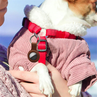 Silicone Protective Case for Apple AirTag with Keychain