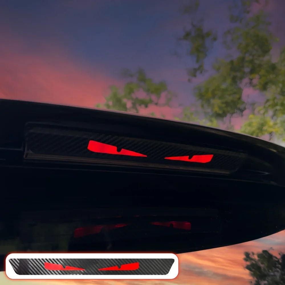 Monster Eyes Car Brake Light Sticker – PVC Decal