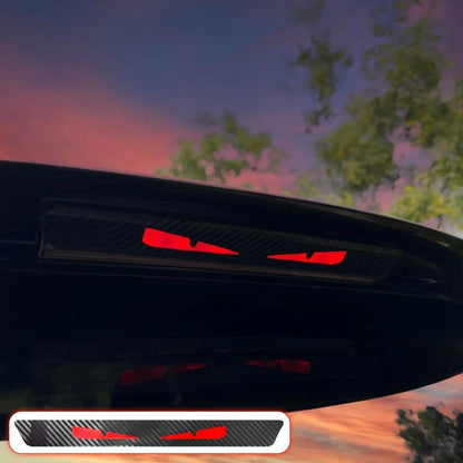 Monster Eyes Car Brake Light Sticker – PVC Decal