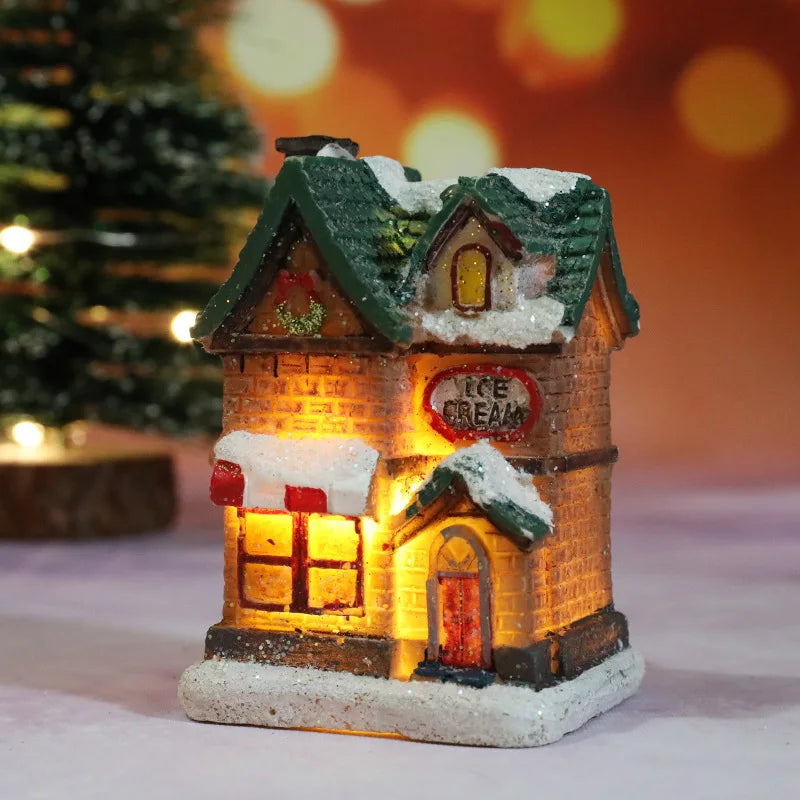Christmas House LED Night Light – Kids Room & Home Decor 2025