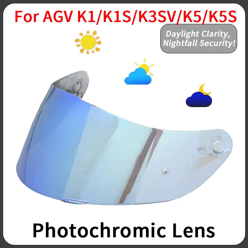 Helmet Visor for AGV K1 K5 K3SV Motorcycle Detachable Helmet Glasses Motorbike Helmet Lens