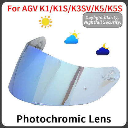 Helmet Visor for AGV K1 K5 K3SV Motorcycle Detachable Helmet Glasses Motorbike Helmet Lens