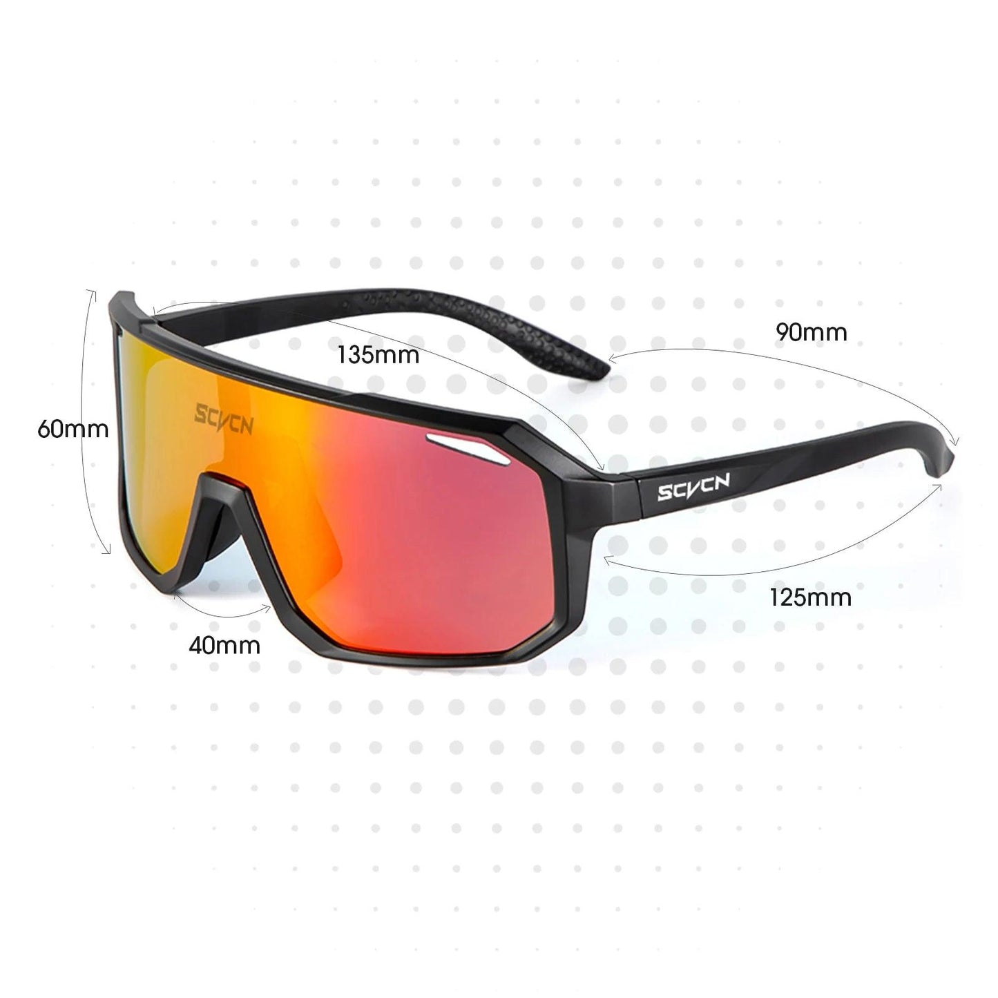 SCVCN UV400 Cycling Sunglasses for Men & Women