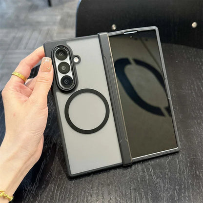 MagSafe Matte Transparent Case for Samsung Galaxy Z Fold 7