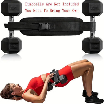 Adjustable Weighted Waist Belt, for Home Workouts, Dumbbell Training & Hip Shaping, Home Gym Fitness Equipment