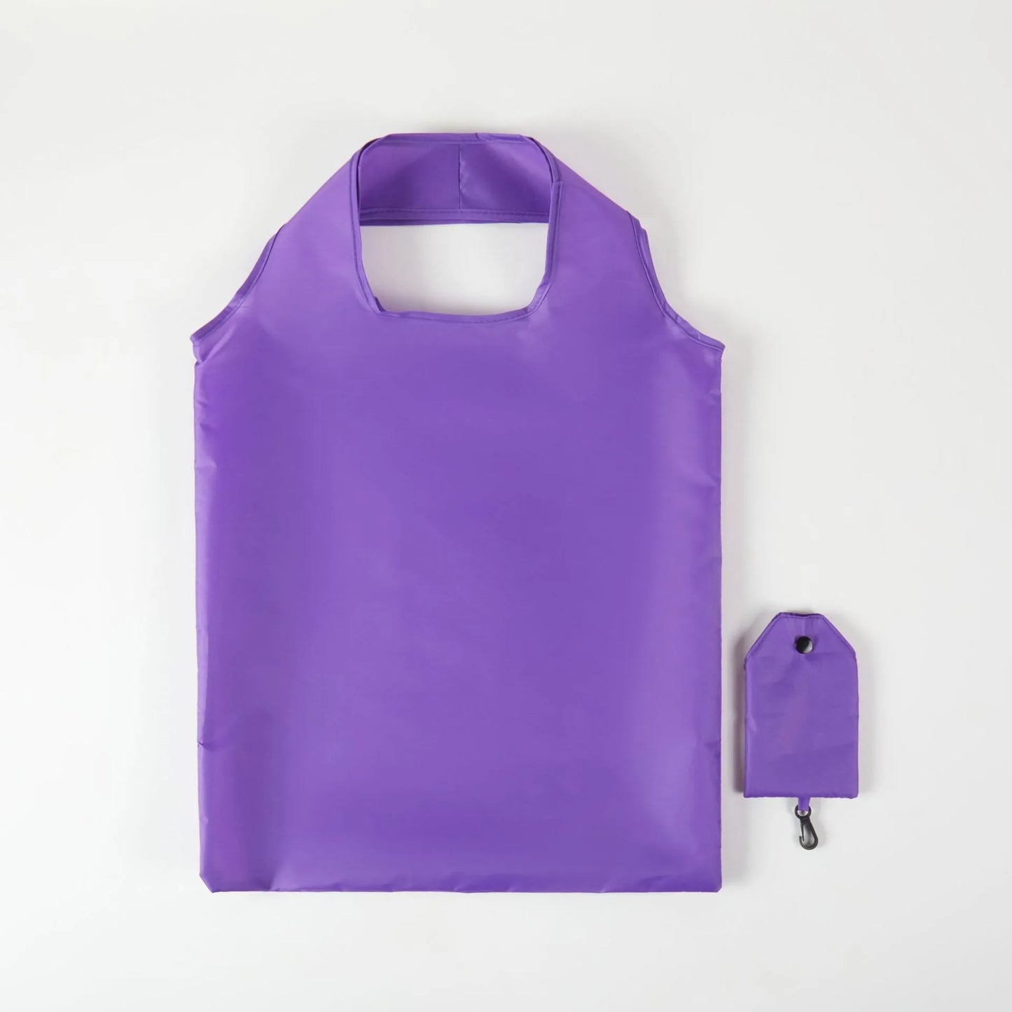 In The Case of Women's Solid-color Eco-friendly, Foldable and Reusable Shopping Bags for Polyester Travel Groceries