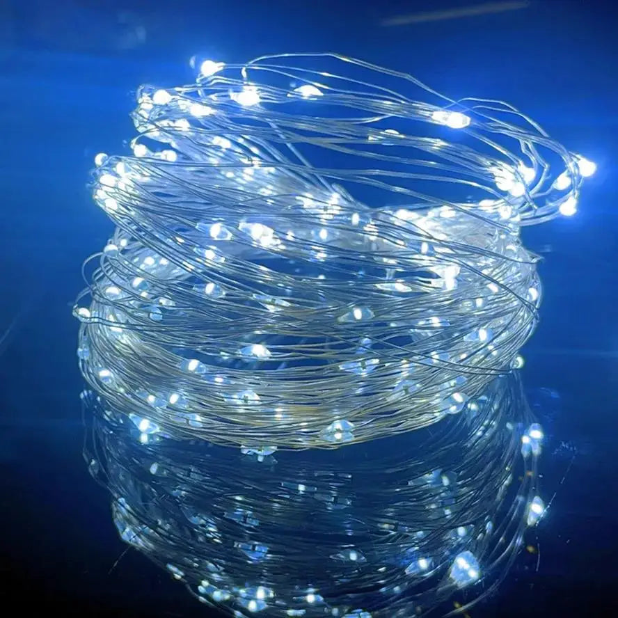 30M/10M USB LED Copper Wire String Lights – Waterproof Fairy Garland