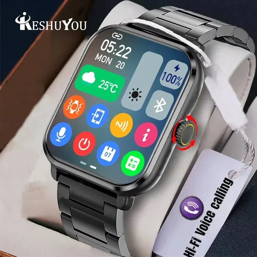 KESHUYOU New Smart Watch H9 Pro MAX 2.01-inch HD Display Bluetooth Call Message Alert Sports Mode Smartwatch For Men Women - Urbizia