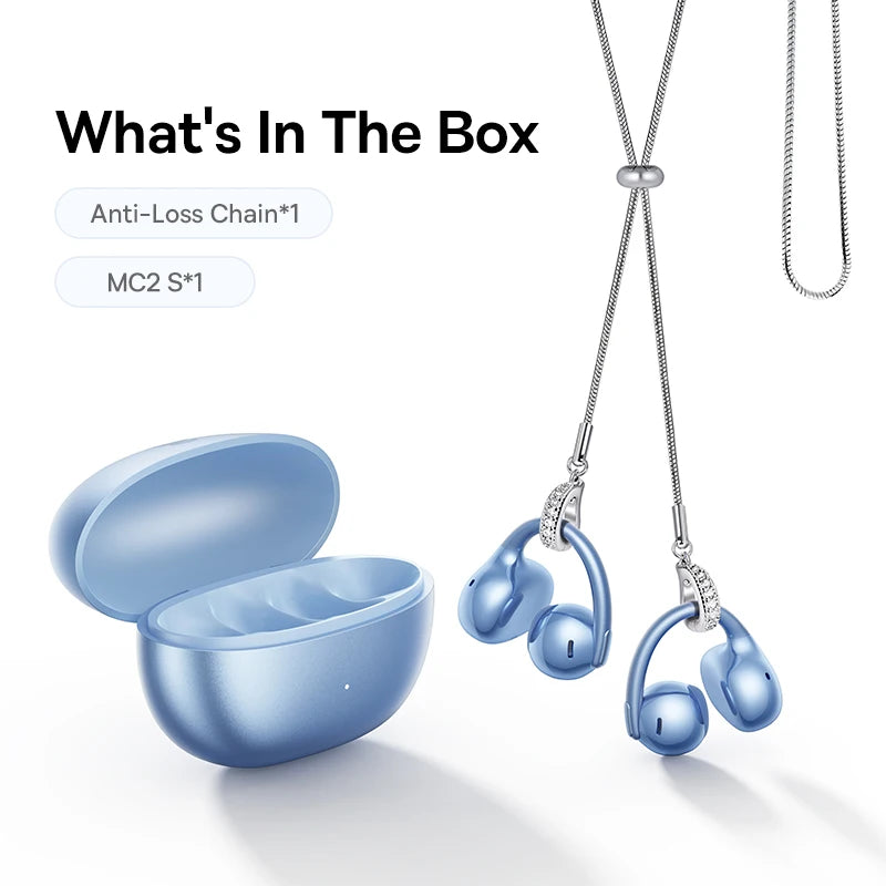 Baseus Bowie MC2 S Open Ear Clip Wireless Earphones Bluetooth 6.0 Comfort Clip On Sports  Earbuds 4-Mic Clear Calls Al Translate