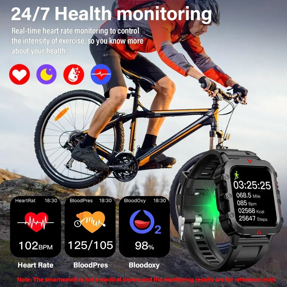 LAXASFIT Men's Smart Watch – Sports & Health Tracker - Urbizia