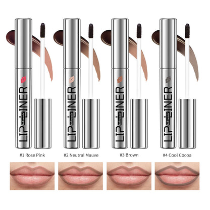 Magic Peel Off Lip Cosmetic Matte Lip Liner Pencil Long Lasting Waterproof Smudge Proof Transfer Proof Peel Off Lip Stain Tattoo