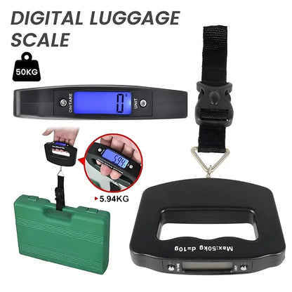 Portable Digital Luggage Scale 50kg with Backlight