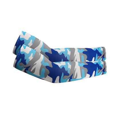 2Pcs Unisex Cooling Arm Sleeves Cover Sports Running UV Sun Protection Outdoor Men Fishing Cycling Quick Dry Arm Warmer