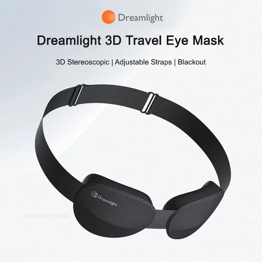 Dreamlight 3D Contoured Sleep Mask – Memory Foam, Blackout