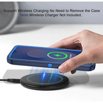 Heavy Duty 3-Layer Armor Protection Phone Case For Samsung Galaxy S26 S25 S24 S23 S22 Ultra Plus Matte Impact Resistant Cover