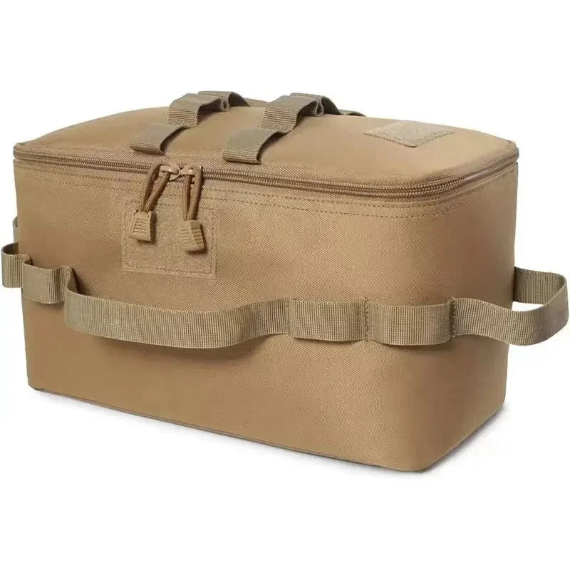 Outdoor Camping Gas Tank Storage Bag Large Capacity Ground Nail Tool Bag Gas Canister Picnic Cookware Utensils Kit Bag