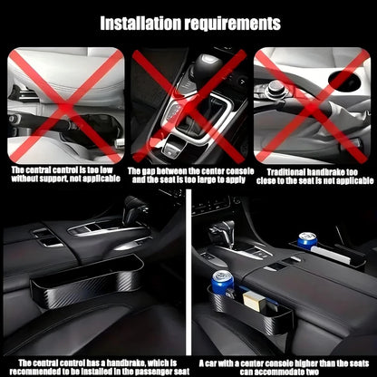 Car seat gap storage box, multi-functional car seat storage box, can store mobile phones, keys, and car utility accessories