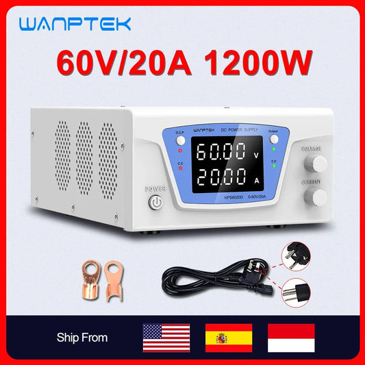 Lab DC Stabilized Power Supply Adjustable Variable Digital Regulated Power Supply 100V 60V 30V 15V 10A 20A 40A 60A Bench Source