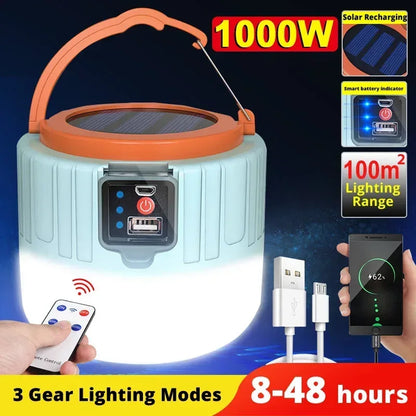 Portable Camping Light Power Bank LED Camping Lanterns Handheld Waterproof Outdoor Tent Light Rechargeable Floodlight Flashlight - Urbizia