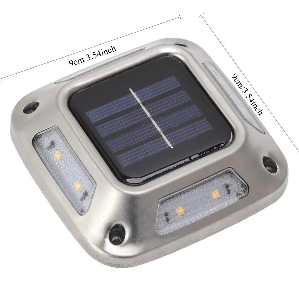 Solar Ground Light Solar Light Waterproof Warm Light Solar Garden Lamp Outdoor Courtyards Driveway Marker Light